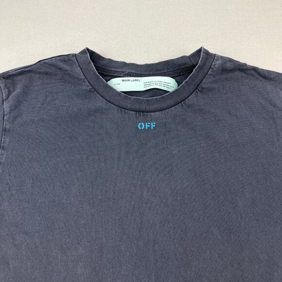 Off White T-Shirt Small Black Macao Virgil Abloh Arrows 2018 - Picture 4 of 12